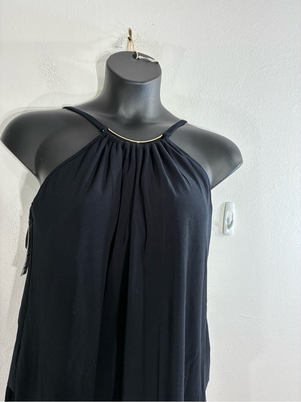 Chico's magic suit Black Swim Romper One-Piece New